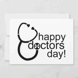 Cartão Feliz Dia dos Médicos!