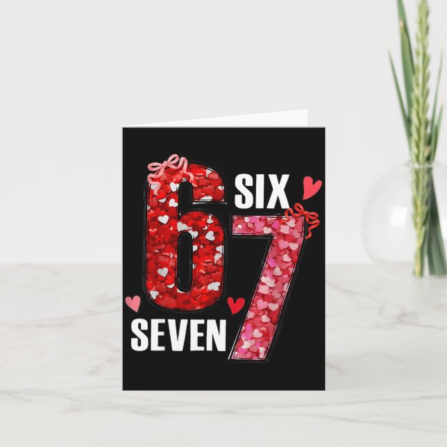 Cartão Feliz Dia dos Namorados 67 Meme Corações Laço Coqu (Frente)