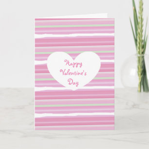 Cartão Feliz Dia dos Namorados Aquarela Rosa Bonito
