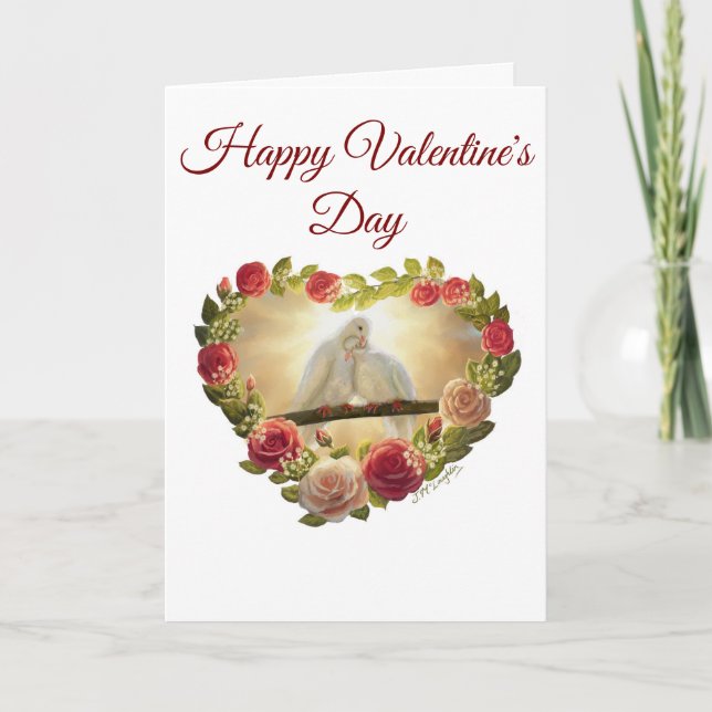 Cartão 'Feliz Dia dos Namorados' - Arte por Jenny  (Frente)