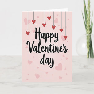 Cartão Feliz Dia dos Namorados com Letra Rosa