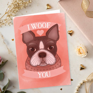 Cartão Feliz Dia dos Namorados do Cão