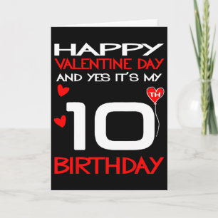 Cartão Feliz Dia dos Namorados E Sim É Meu 10º Aniversári
