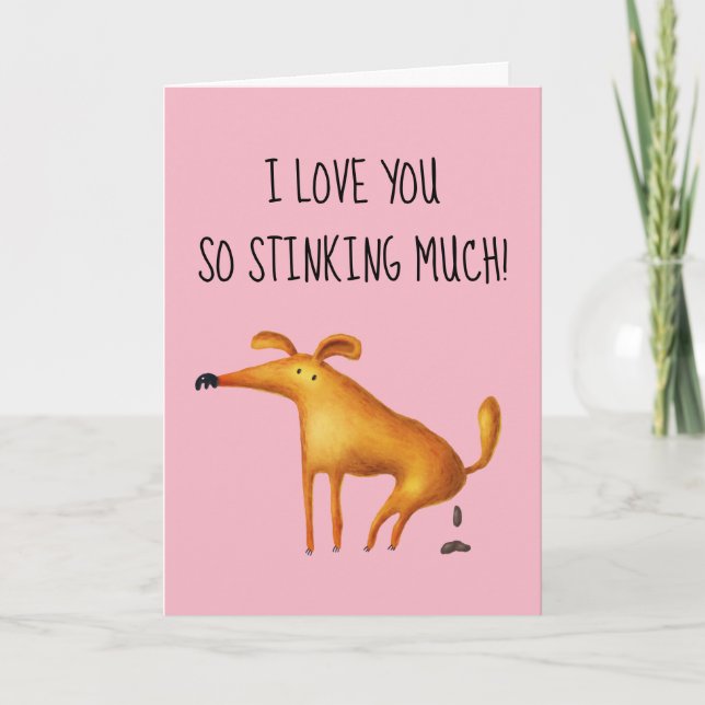 Cartão Feliz Dia dos Namorados Eu amo você tanto que dá m (Frente)