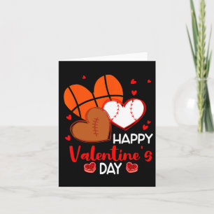 Cartão Feliz Dia dos Namorados Futebol de basquete