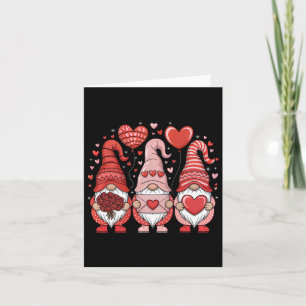 Cartão Feliz Dia dos Namorados Gnomos Coração Fofo Amor V