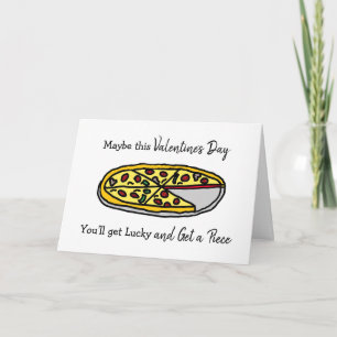Cartão Feliz Dia dos Namorados Pizza Pun Sacanagem