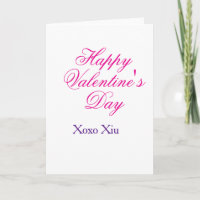 Feliz dia dos namorados rosa roxo xoxo amor nome c