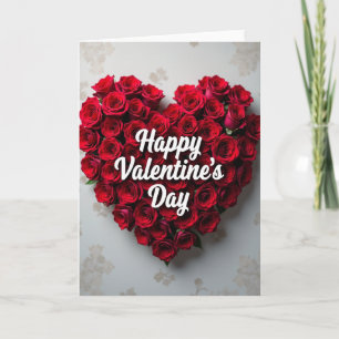 Cartão Feliz Dia dos Namorados Rosas