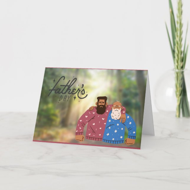 Cartão Feliz Dia dos Pais (Frente)