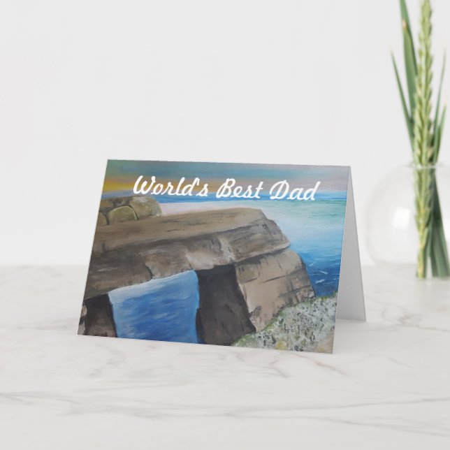 Cartão Feliz Dia dos Pais (Frente)