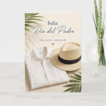 Feliz Dia dos Pais com Guayabera e Sombrero