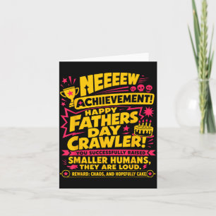 Cartão Feliz Dia dos Pais Crawler Nova Conquista Gamer