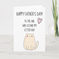 Feliz Dia dos Pais da Gata Divertido Fofo Humor