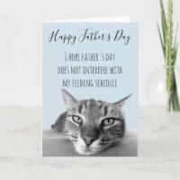 Feliz Dia dos Pais do Gato para Humano Humor
