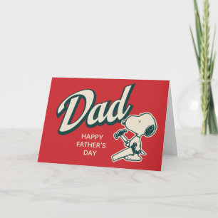 Cartão Feliz Dia dos Pais Faz-tudo Snoopy