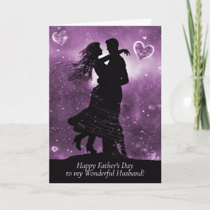 Cartão Feliz Dia dos Pais Marido Casal Romântico