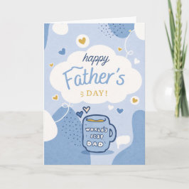 Cartão Feliz Dia dos Pais Melhor Carta para o Papai
