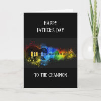 Feliz Dia dos Pais Músico Música Guitarra