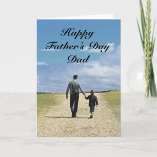 Cartão Feliz Dia dos Pais Pai e Filho