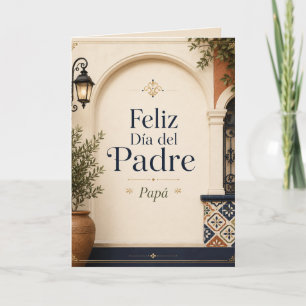 Cartão Feliz Dia dos Pais Papá Espanol I Colonial