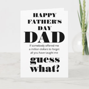 Cartão feliz dia dos pais papai