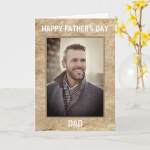 Cartão Feliz Dia dos Pais Papai Foto Personalizada