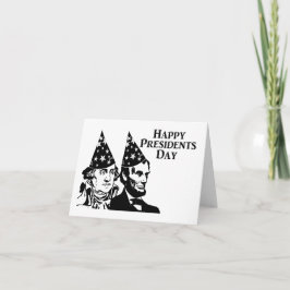 Cartão Feliz Dia dos Presidentes