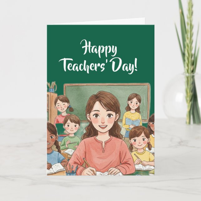 Cartão Feliz Dia dos Professores (Frente)