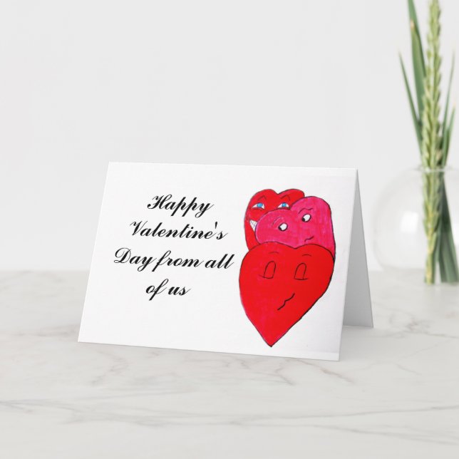 CARTÃO FELIZ DIA DOS VALENTINOS DE TODOS NÓS (Frente)