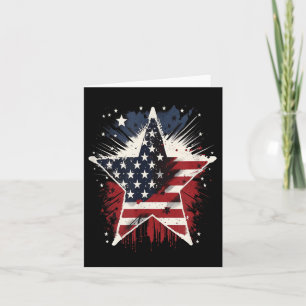 Cartão Feliz Dia dos Veteranos de Guerra Americano Bandei