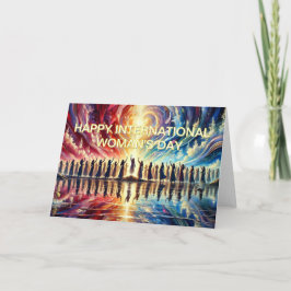 Cartão Feliz Dia Internacional da Mulher