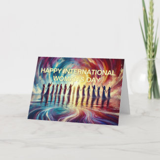 Cartão Feliz Dia Internacional da Mulher