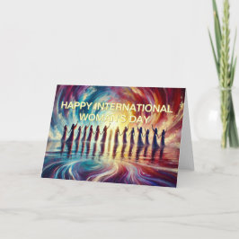 Cartão Feliz Dia Internacional da Mulher