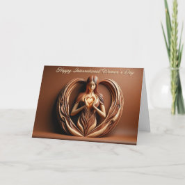 Cartão Feliz Dia Internacional da Mulher