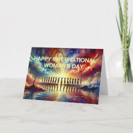Cartão Feliz Dia Internacional da Mulher