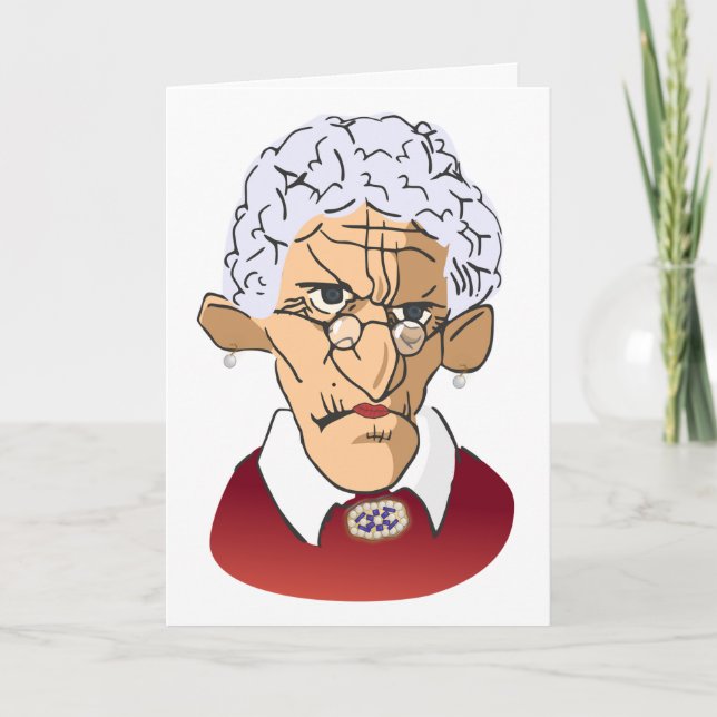 Cartão Feliz Dia, Mamãe Humor do Dia das Mães (Frente)