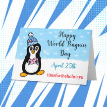 Feliz Dia Mundial do Pinguim 25 de abril