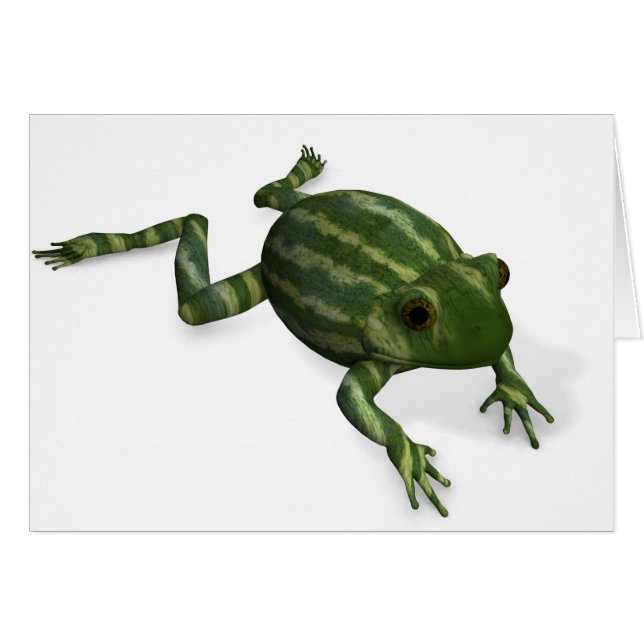 Cartão Feliz Dia Nacional da Melancia (Frente Horizontal)