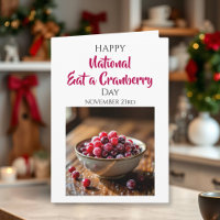 Feliz Dia Nacional de Comer Cranberry | 23 de Nove