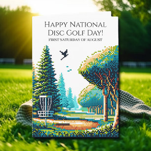 Cartão Feliz Dia Nacional do Disc Golf 