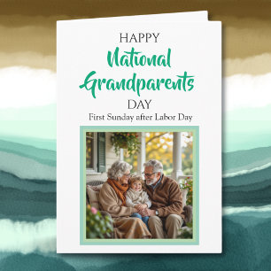 Cartão Feliz Dia Nacional dos Avós Foto Personalizada