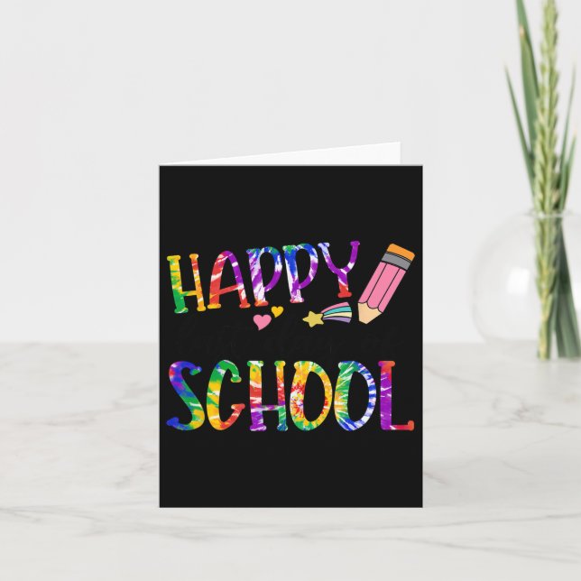 Cartão Feliz Dia Passado De Professores De Graduação De T (Frente)