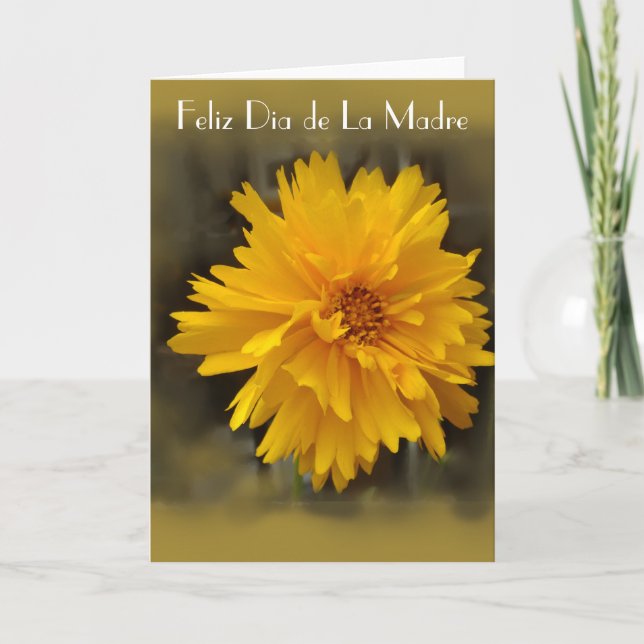 Cartão Feliz Diâmetro de la Madre 7 (Frente)