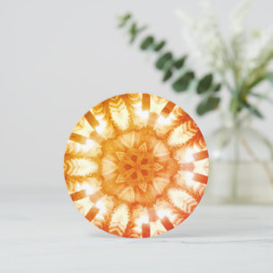 Cartão Feliz Diwali saudando luzes laranja castanhas