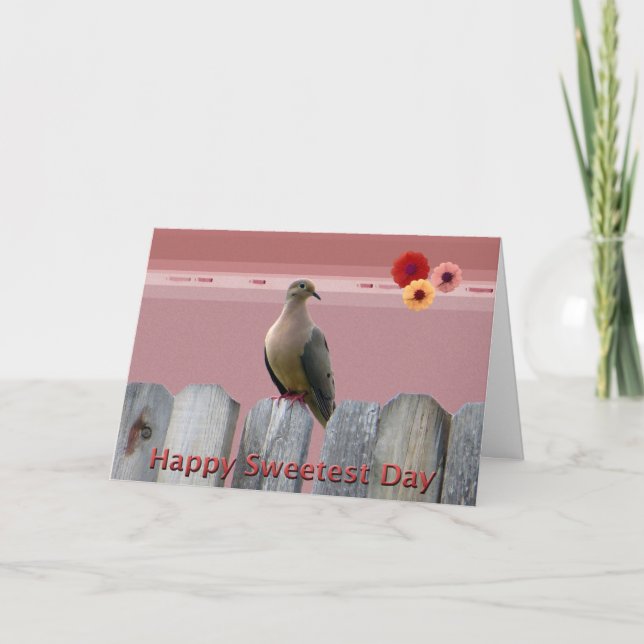 Cartão Feliz Doce Dia de Amor (Frente)