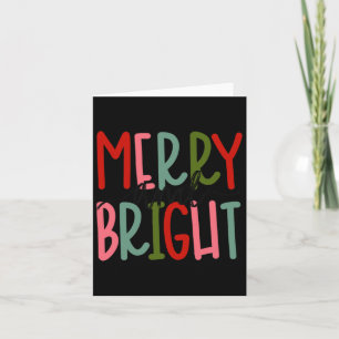 Cartão Feliz E Feliz Natal Meninas Crianças