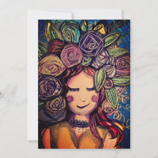 Cartão feliz em branco