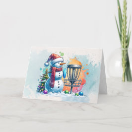 Cartão Feliz em volume | Golfe de Disco Personalizado Nat