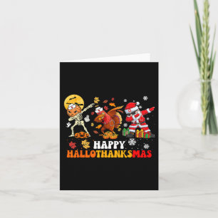 Cartão Feliz Enfermeira de Hallothanksmas Dia das Bruxas 